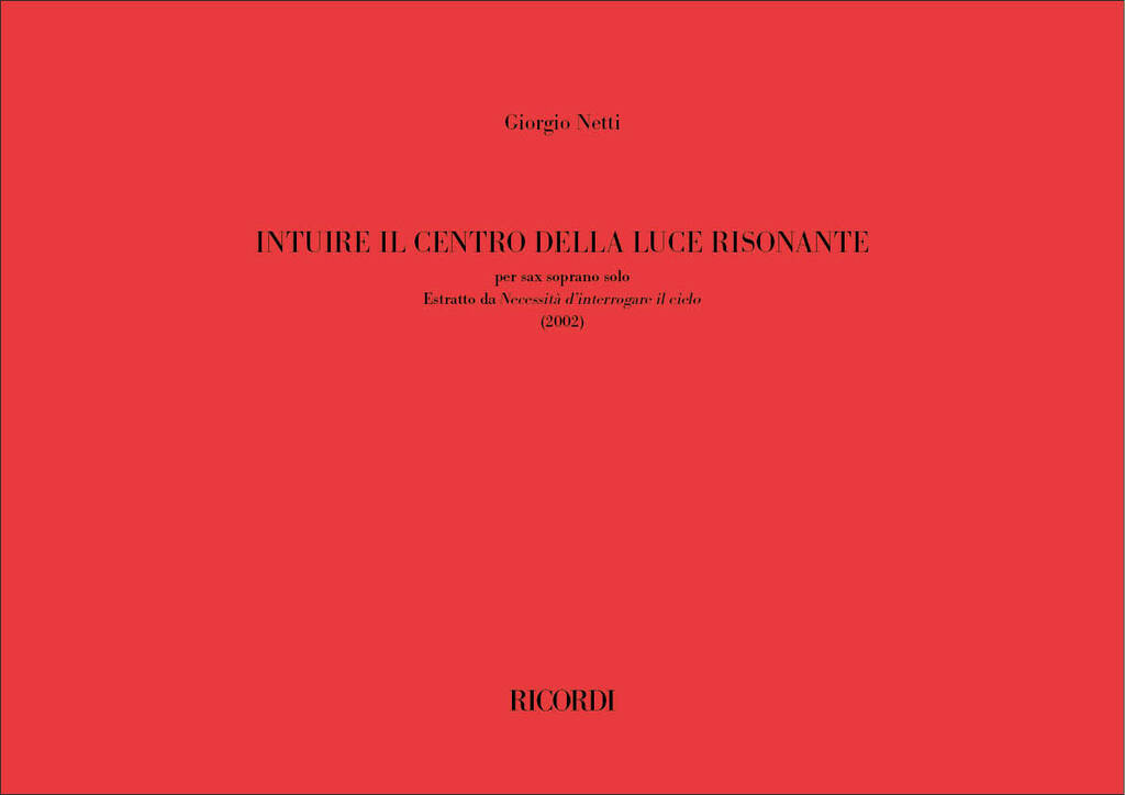 Intuire il centro della luce risonante